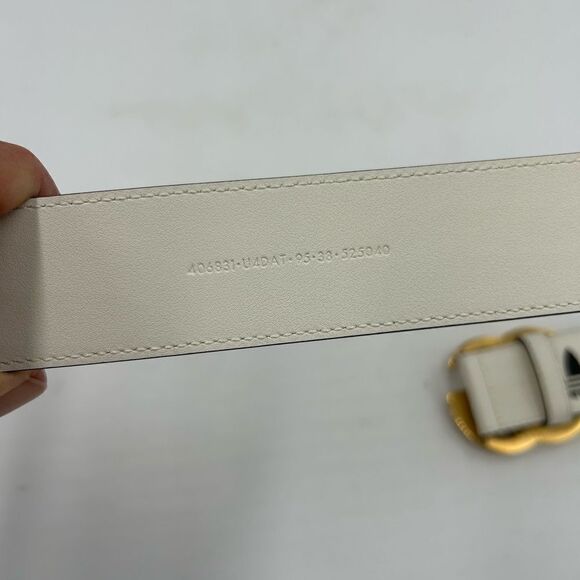 Unisex Gucci, X Adidas, GG marmont Belt size 95 cm/38 inches made in Italy - Picture 6 of 6